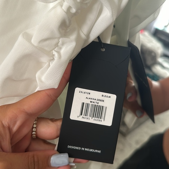 ELIYA THE LABEL WHITE HALTER DRESS - Picture 4 of 5